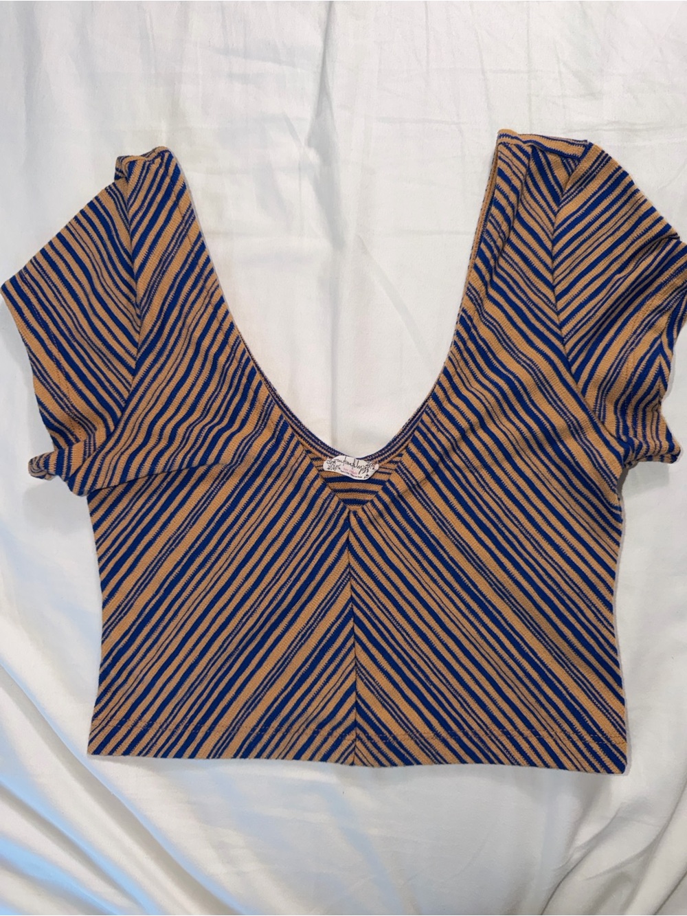 Free people knit chevron crop